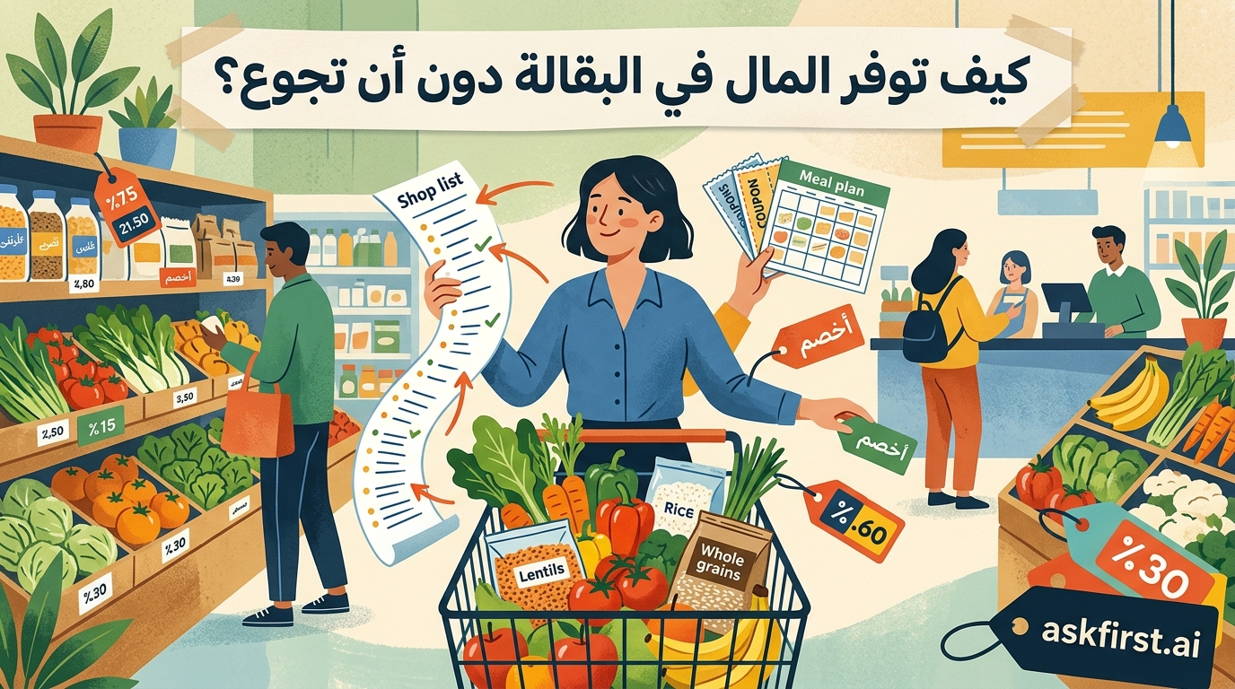 كيف توفر المال في البقالة دون أن تجوع؟ كيف توفر المال في البقالة دون أن تجوع؟