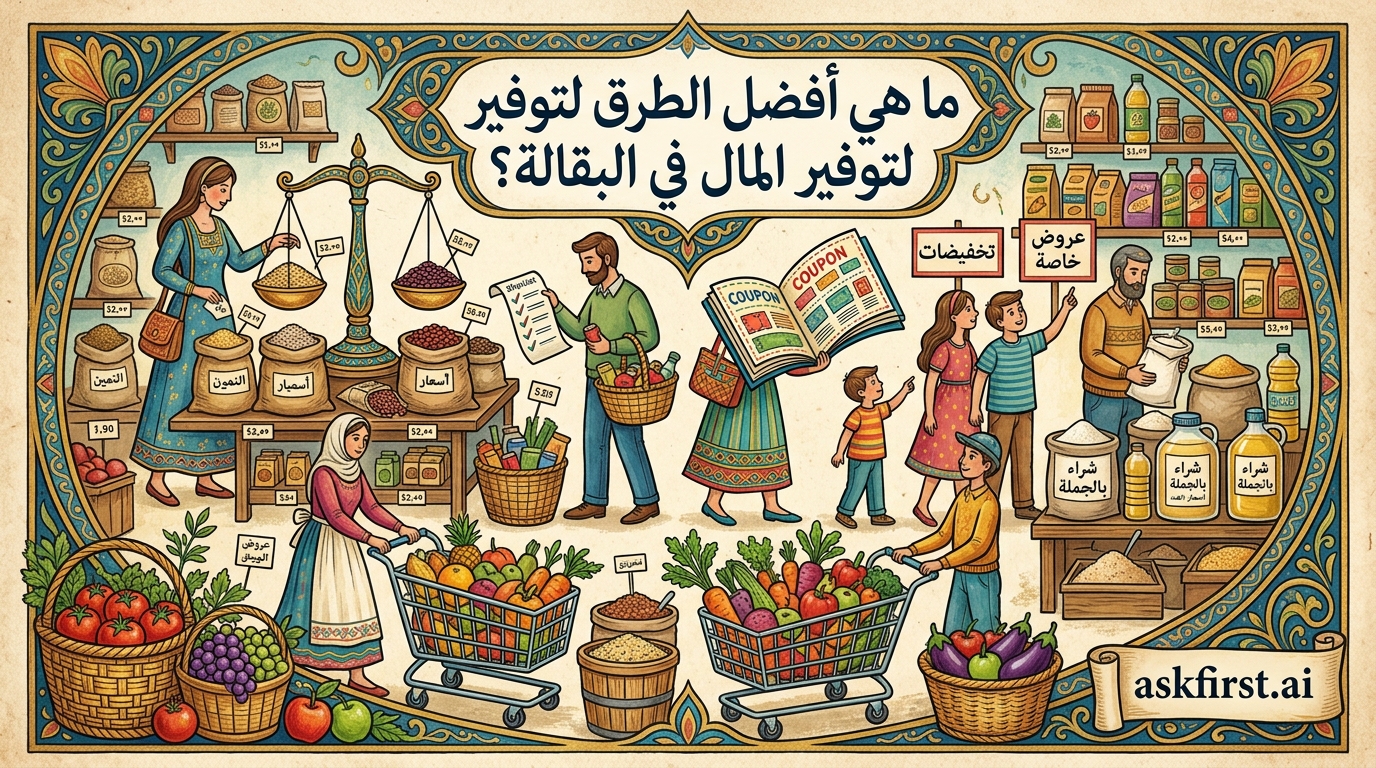 ما هي أفضل الطرق لتوفير المال في البقالة؟ ما هي أفضل الطرق لتوفير المال في البقالة؟