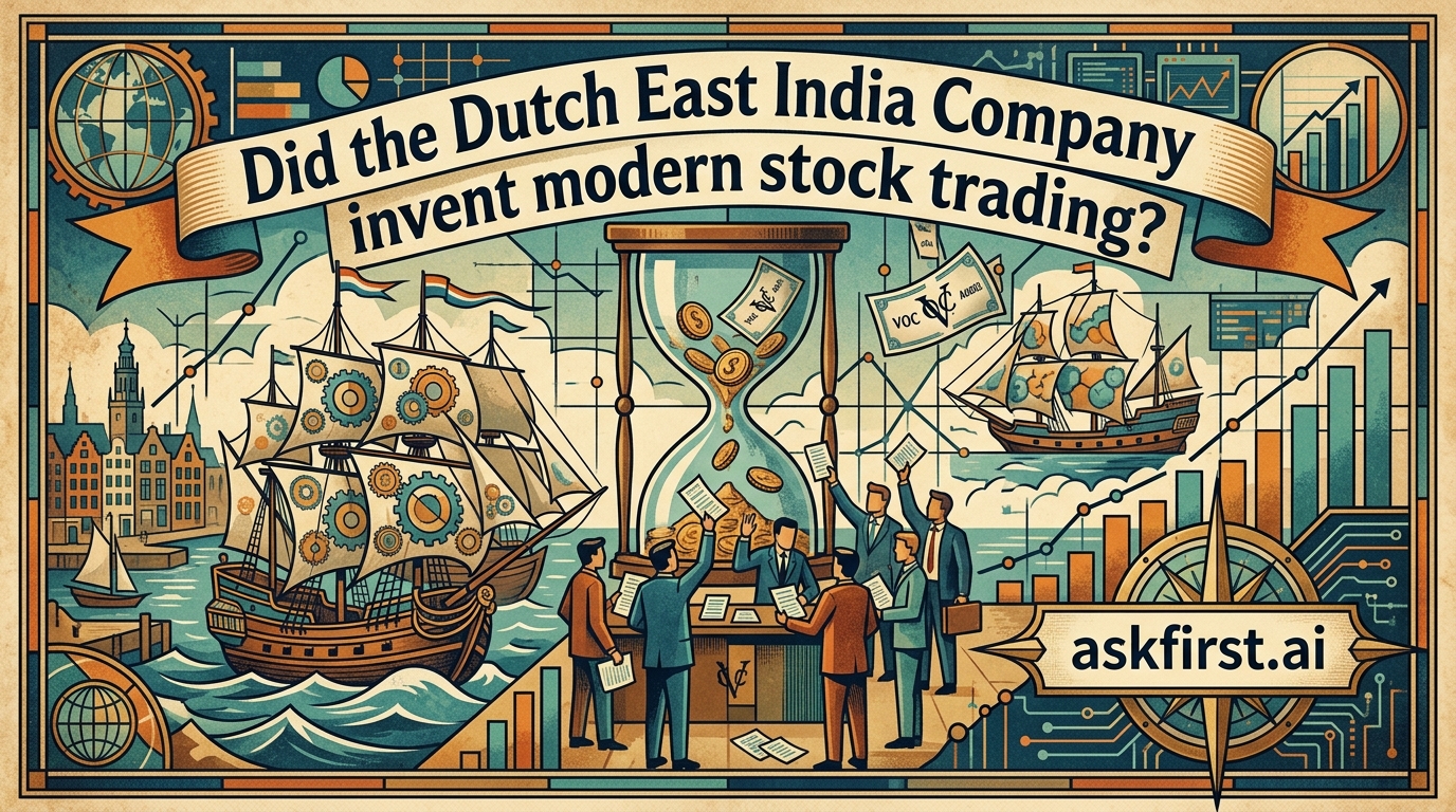 Did the Dutch East India Company invent modern stock trading? Did the Dutch East India Company invent modern stock trading?
