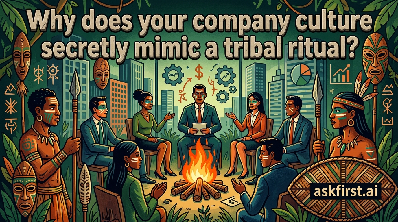 Why does your company culture secretly mimic a tribal ritual? Why does your company culture secretly mimic a tribal ritual?