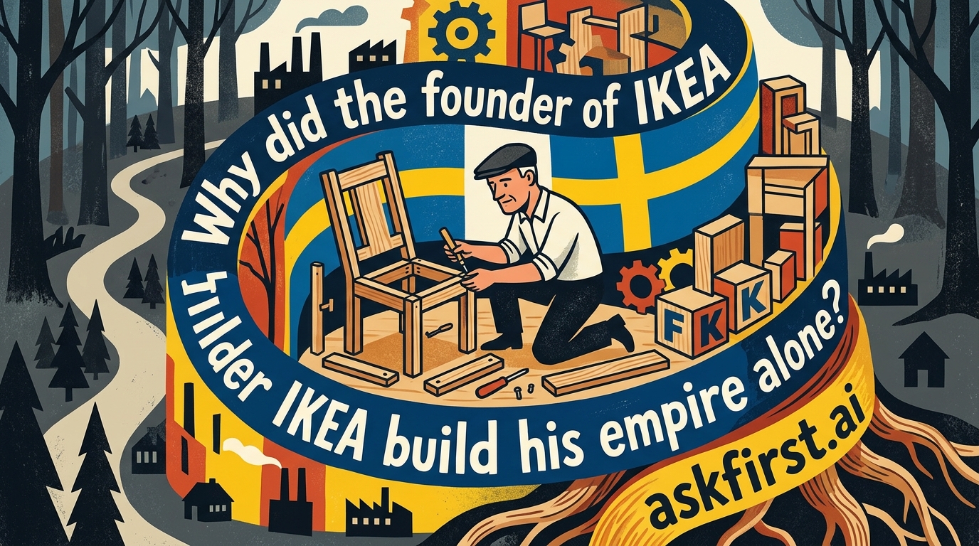 Why did the founder of IKEA build his empire alone? Why did the founder of IKEA build his empire alone?