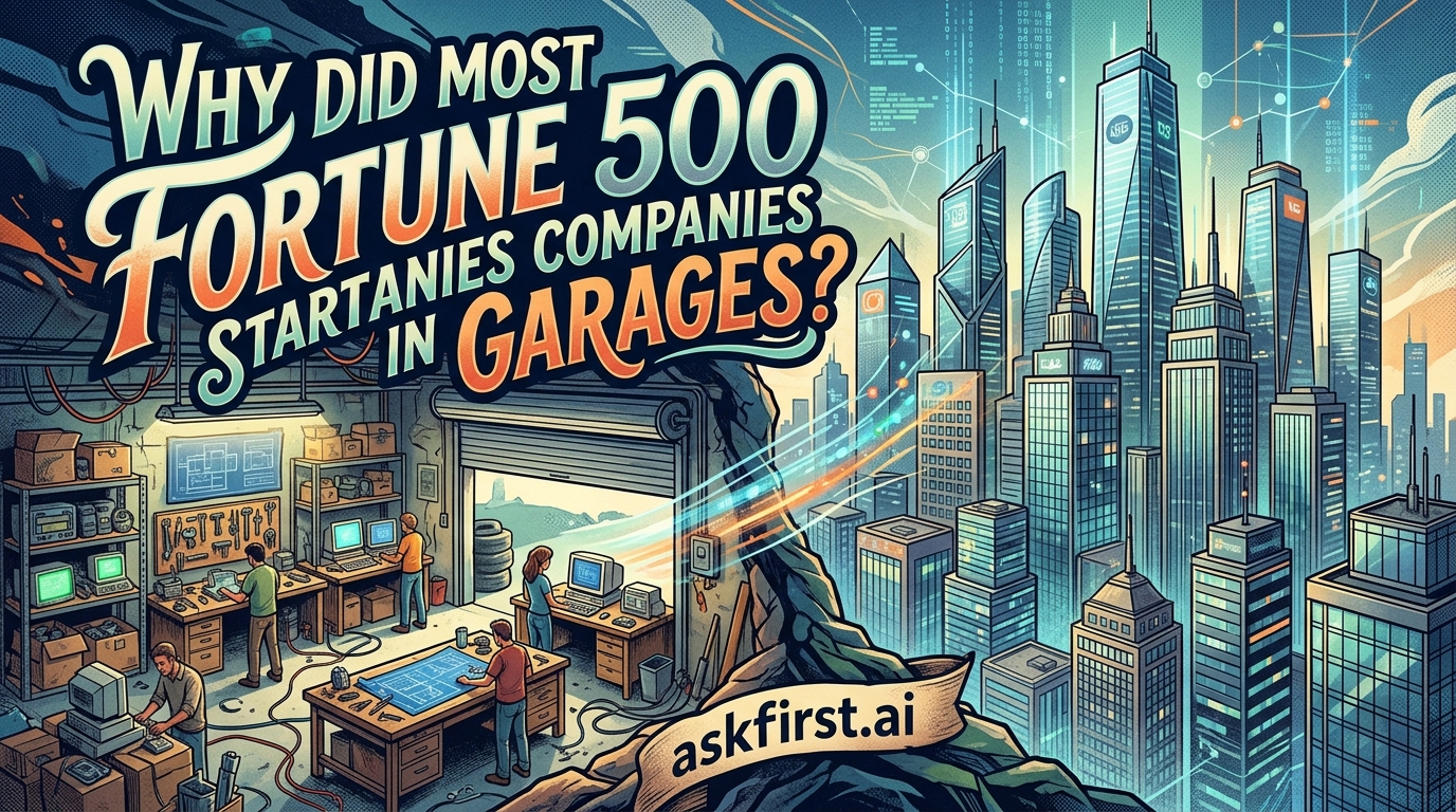 Why did most Fortune 500 companies start in garages? Why did most Fortune 500 companies start in garages?