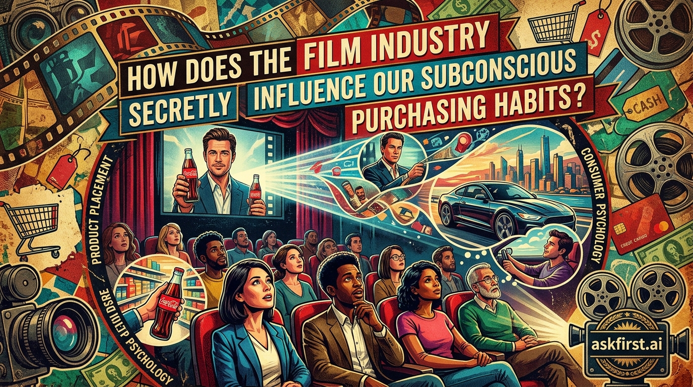How does the film industry secretly influence our subconscious purchasing habits? How does the film industry secretly influence our subconscious purchasing habits?