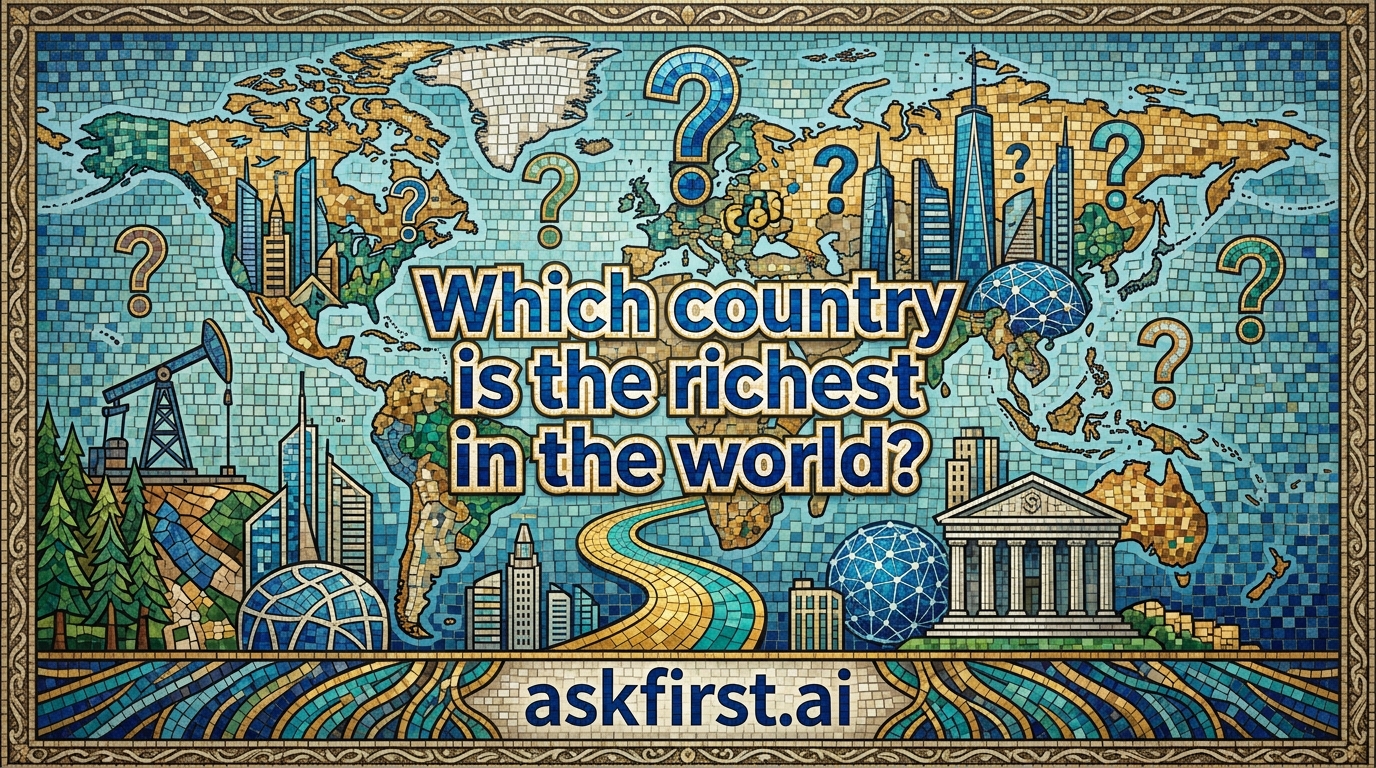 Which country is the richest in the world? Which country is the richest in the world?