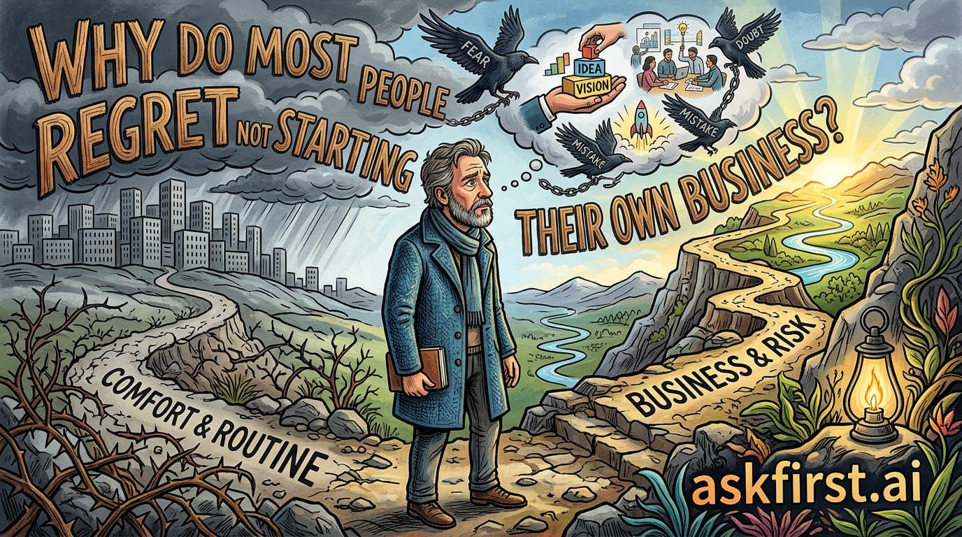 Why do most people regret not starting their own business? Why do most people regret not starting their own business?