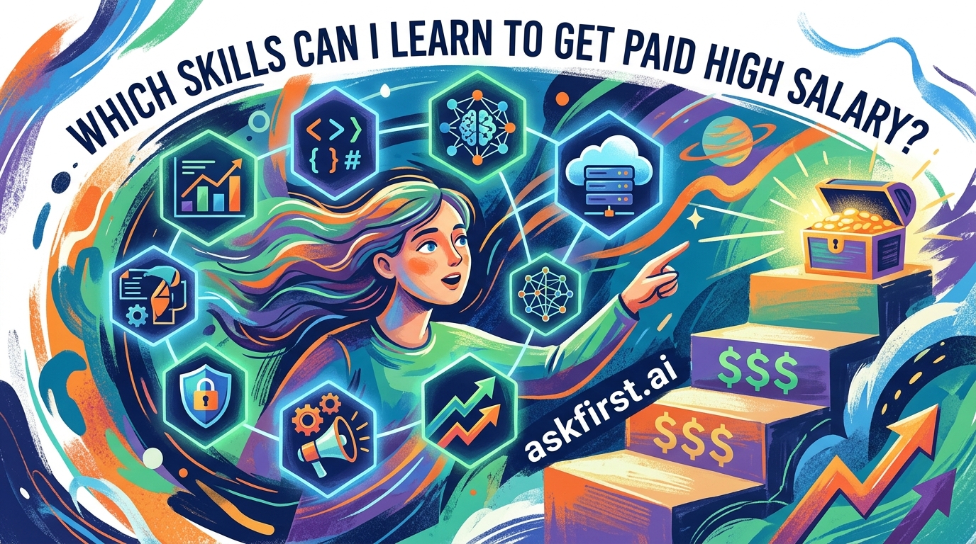 Which skills can I learn to get paid high salary? Which skills can I learn to get paid high salary?