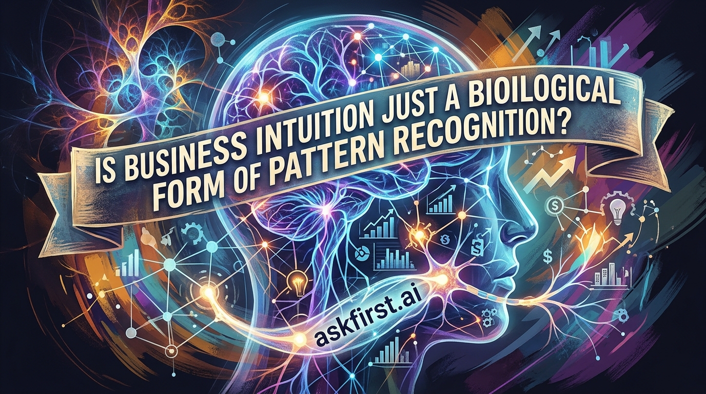 Is business intuition just a biological form of pattern recognition? Is business intuition just a biological form of pattern recognition?