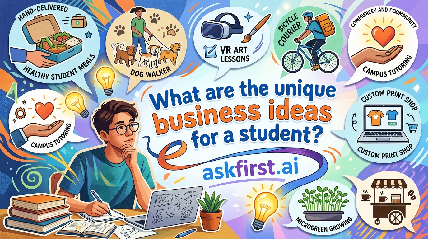 What are the unique business ideas for a student? What are the unique business ideas for a student?