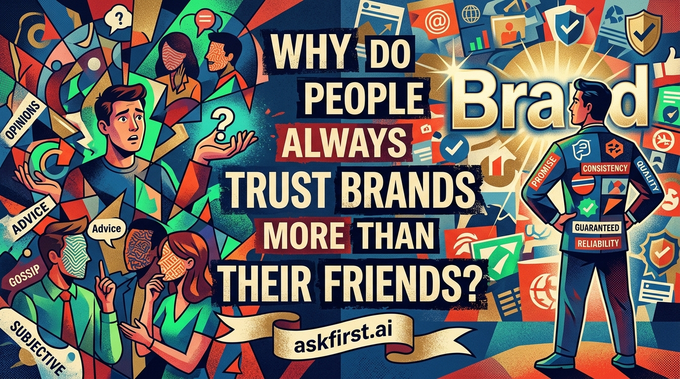 Why do people always trust brands more than their friends? Why do people always trust brands more than their friends?