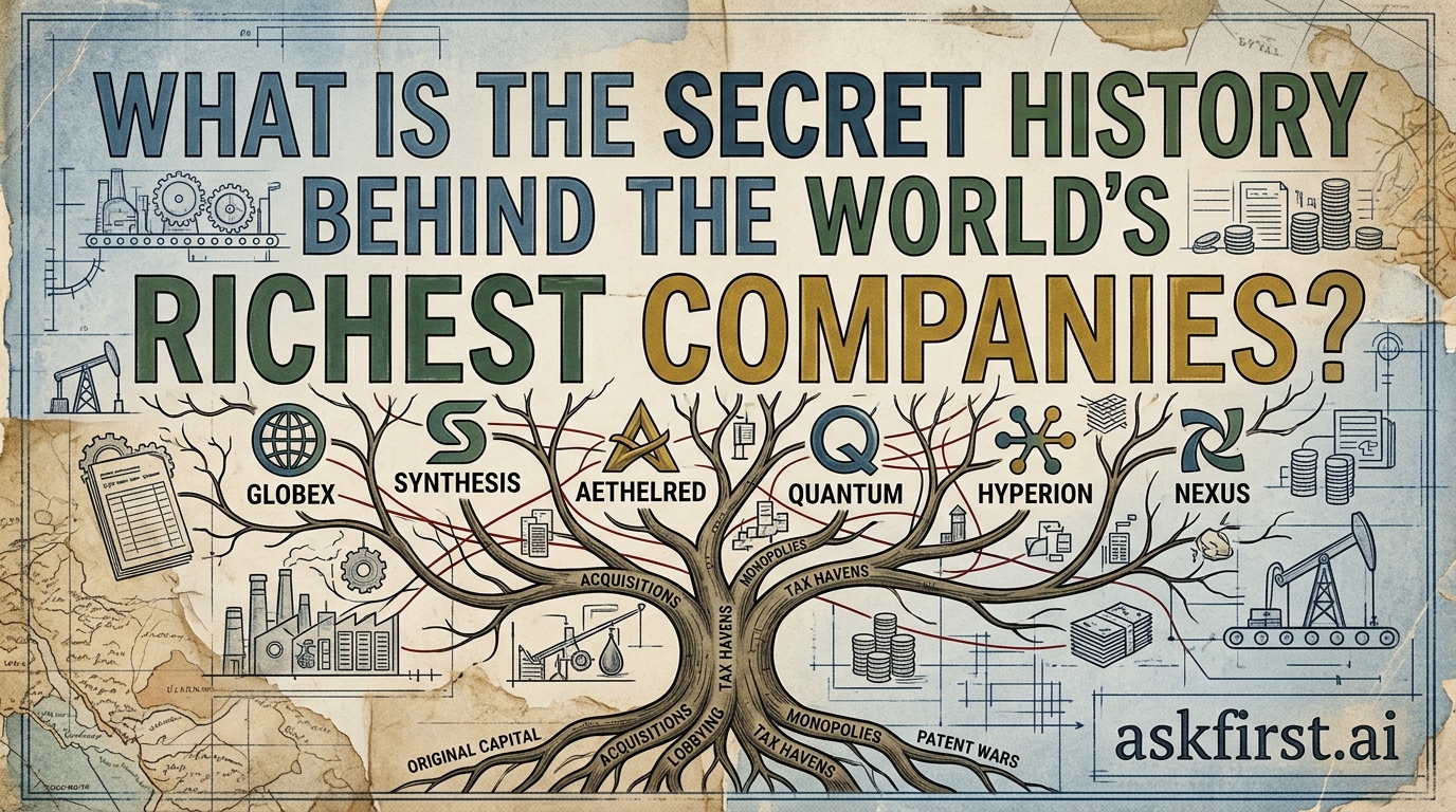 What is the secret history behind the world's richest companies? What is the secret history behind the world's richest companies?