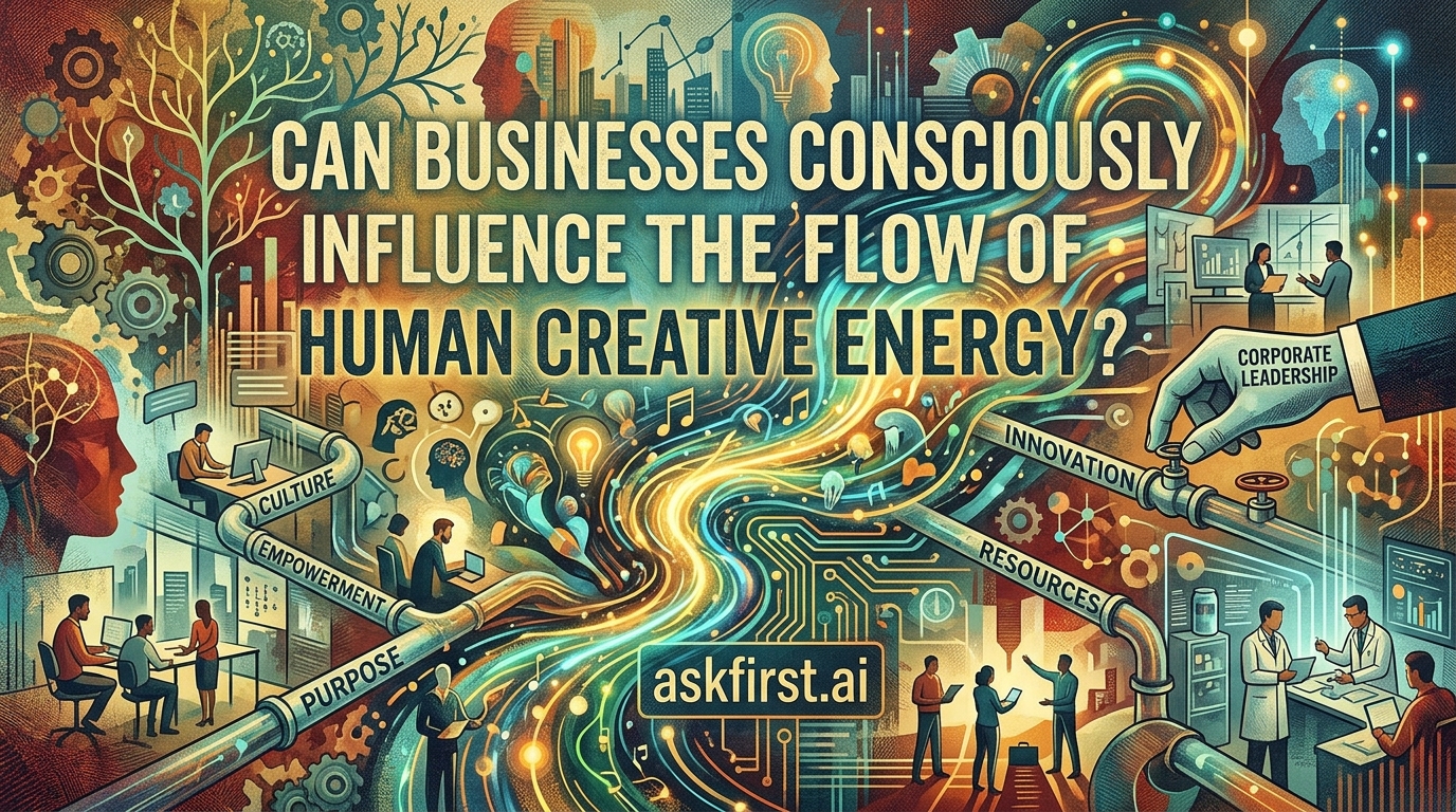 Can businesses consciously influence the flow of human creative energy? Can businesses consciously influence the flow of human creative energy?