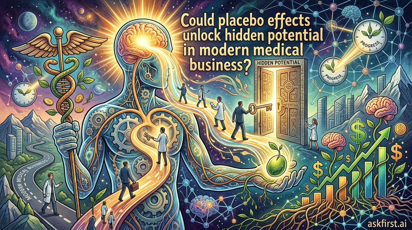 Could placebo effects unlock hidden potential in modern medical business? Could placebo effects unlock hidden potential in modern medical business?