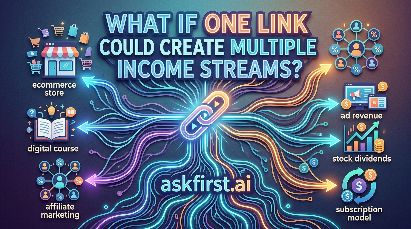 What if one link could create multiple income streams? What if one link could create multiple income streams?