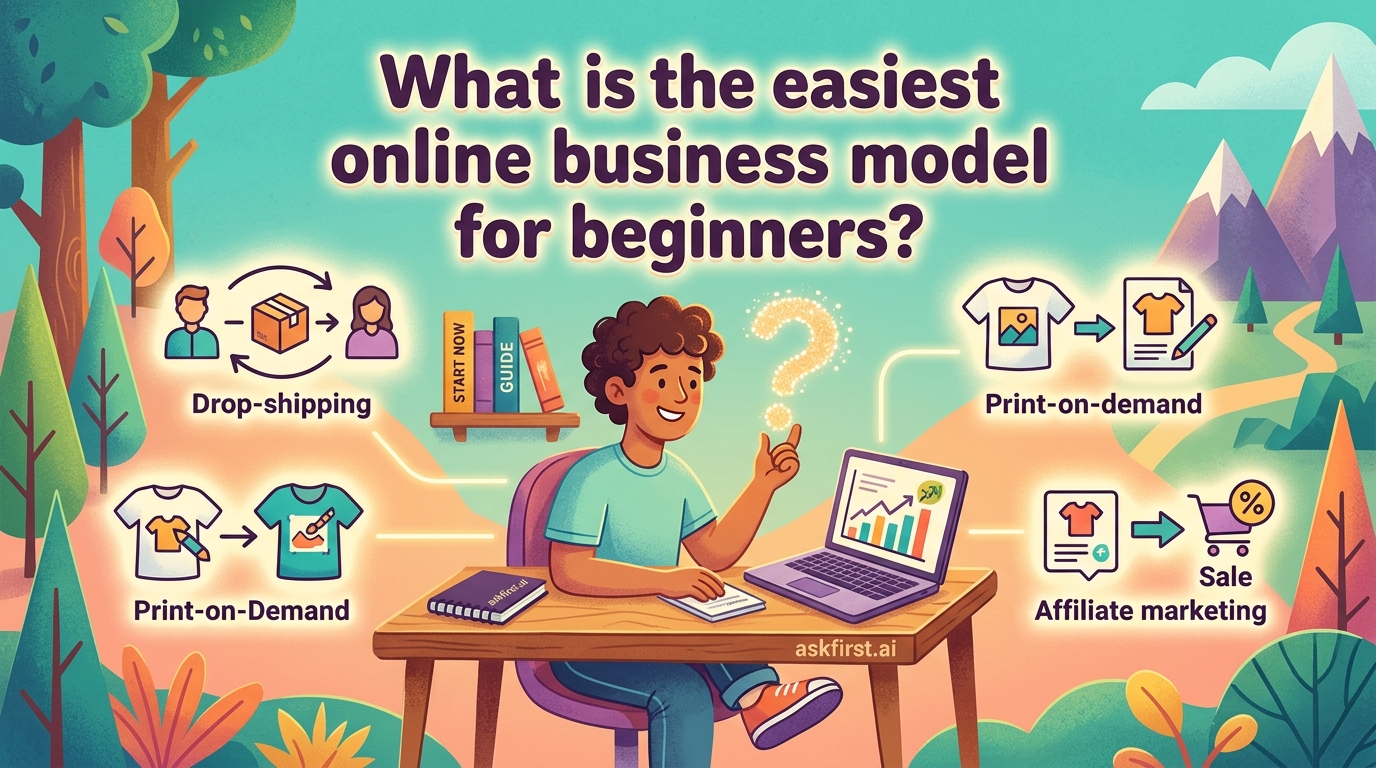 What is the easiest online business model for beginners? What is the easiest online business model for beginners?