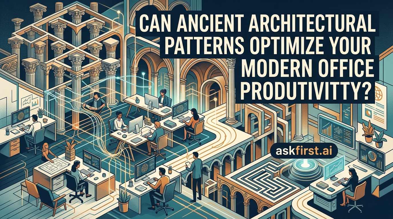 Can ancient architectural patterns optimize your modern office productivity? Can ancient architectural patterns optimize your modern office productivity?