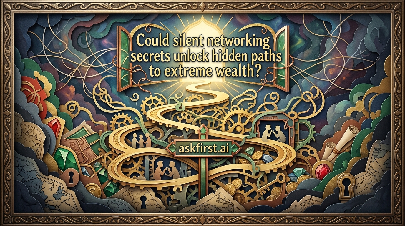 Could silent networking secrets unlock hidden paths to extreme wealth? Could silent networking secrets unlock hidden paths to extreme wealth?