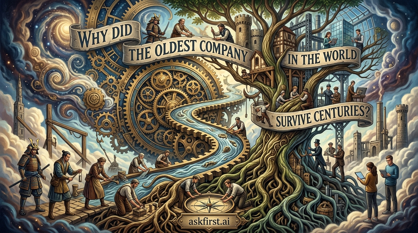 Why did the oldest company in the world survive centuries? Why did the oldest company in the world survive centuries?