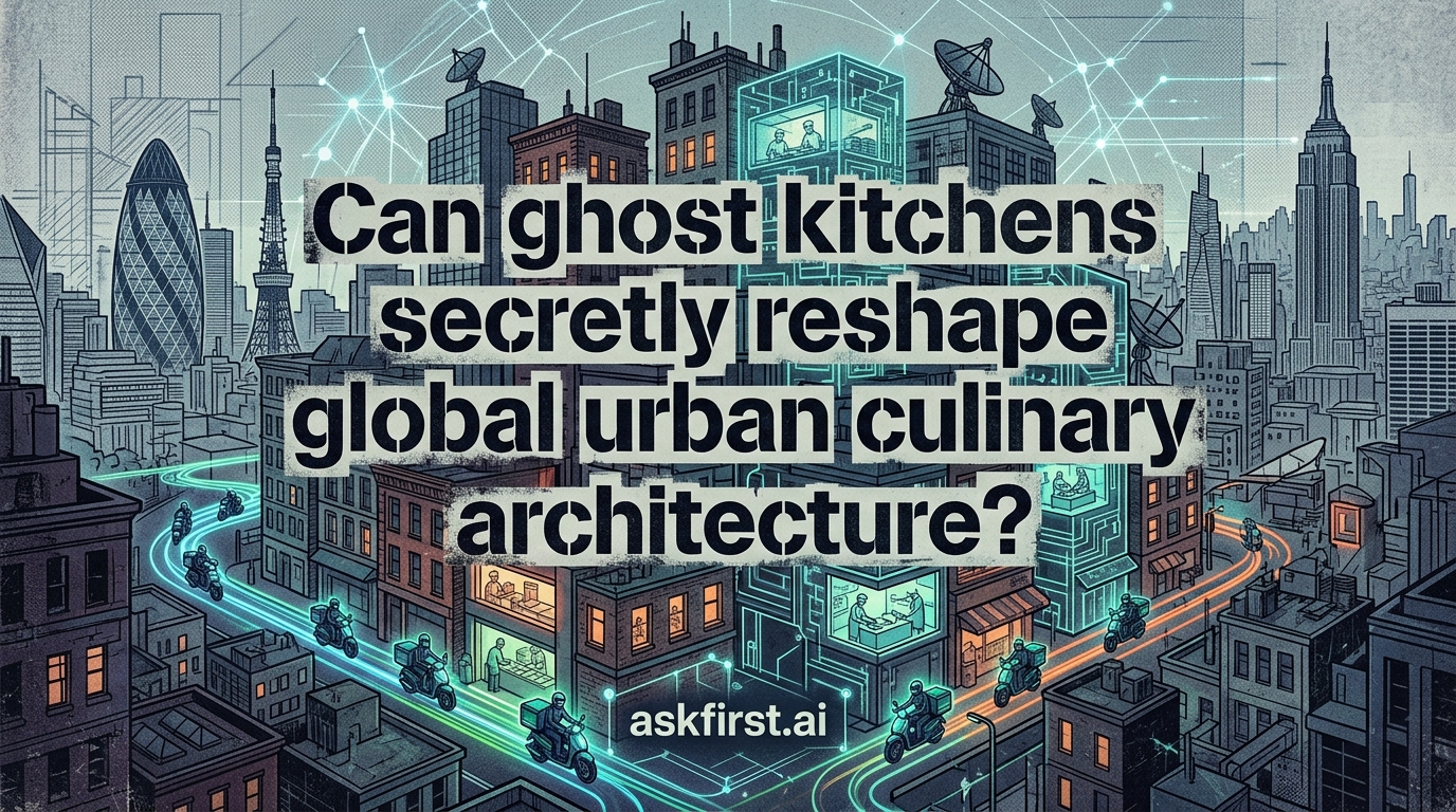 Can ghost kitchens secretly reshape global urban culinary architecture? Can ghost kitchens secretly reshape global urban culinary architecture?