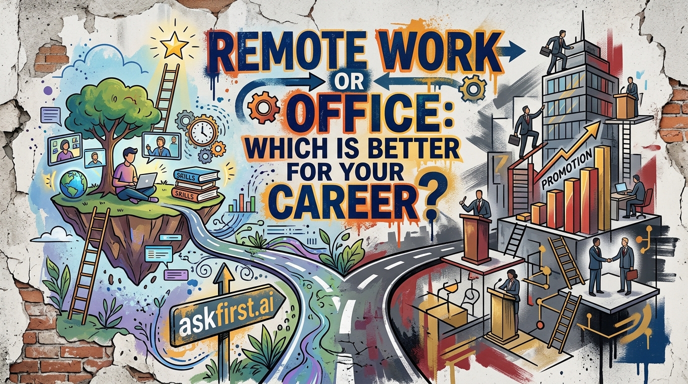 Remote work or office: which is better for your career? Remote work or office: which is better for your career?