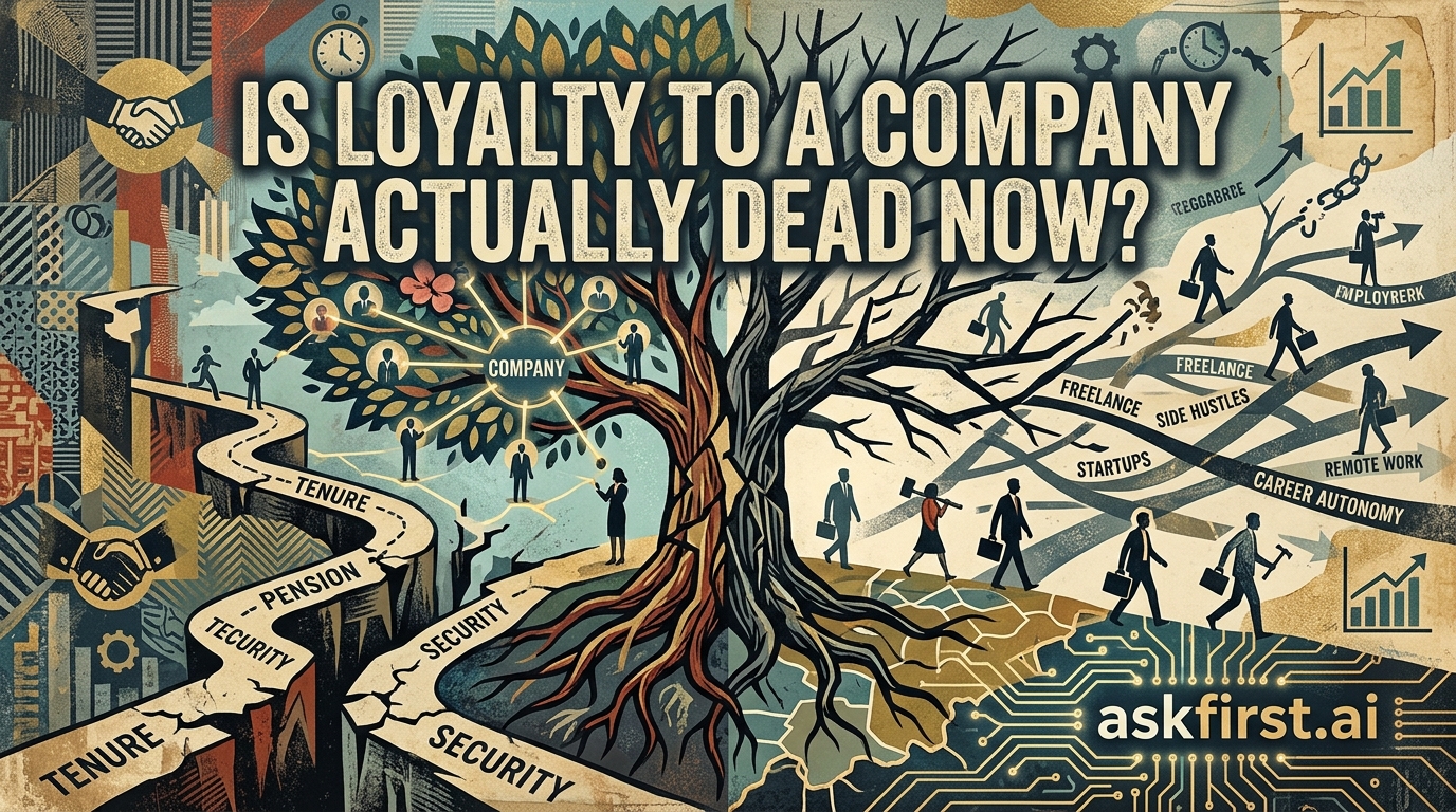 Is loyalty to a company actually dead now? Is loyalty to a company actually dead now?