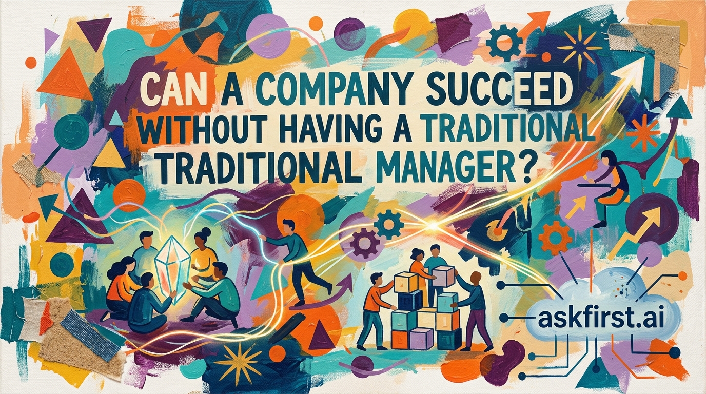 Can a company succeed without having a traditional manager? Can a company succeed without having a traditional manager?