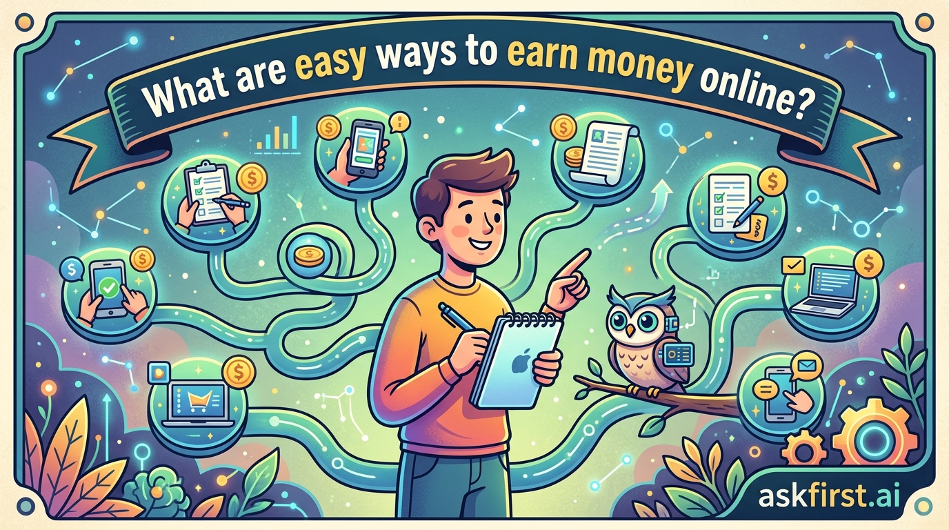 What are easy ways to earn money online? What are easy ways to earn money online?