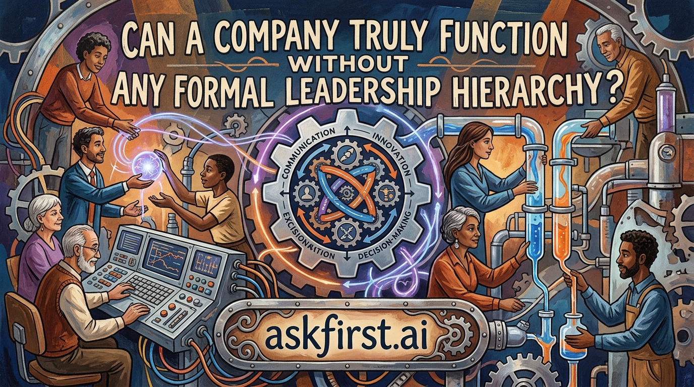 Can a company truly function without any formal leadership hierarchy? Can a company truly function without any formal leadership hierarchy?