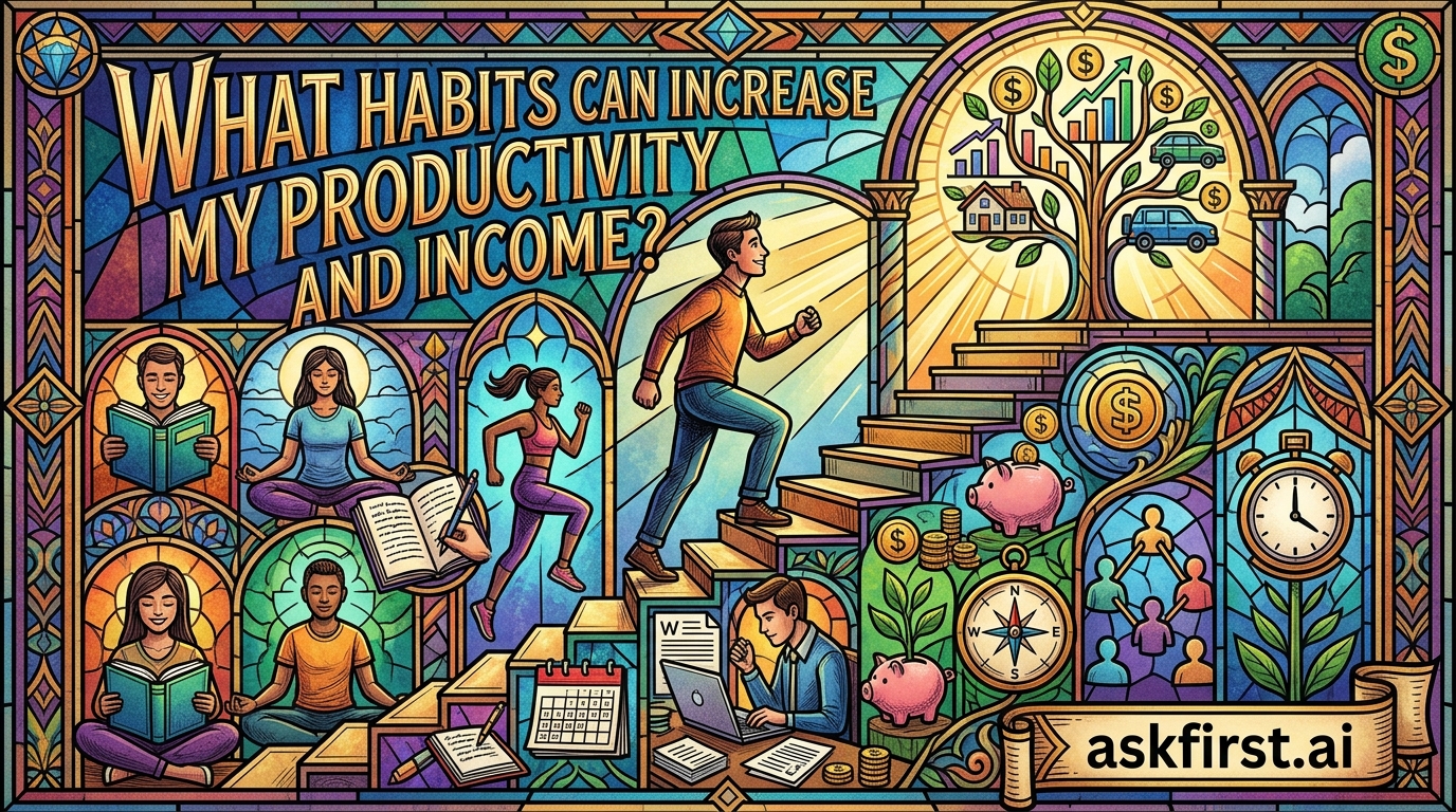 What habits can increase my productivity and income? What habits can increase my productivity and income?