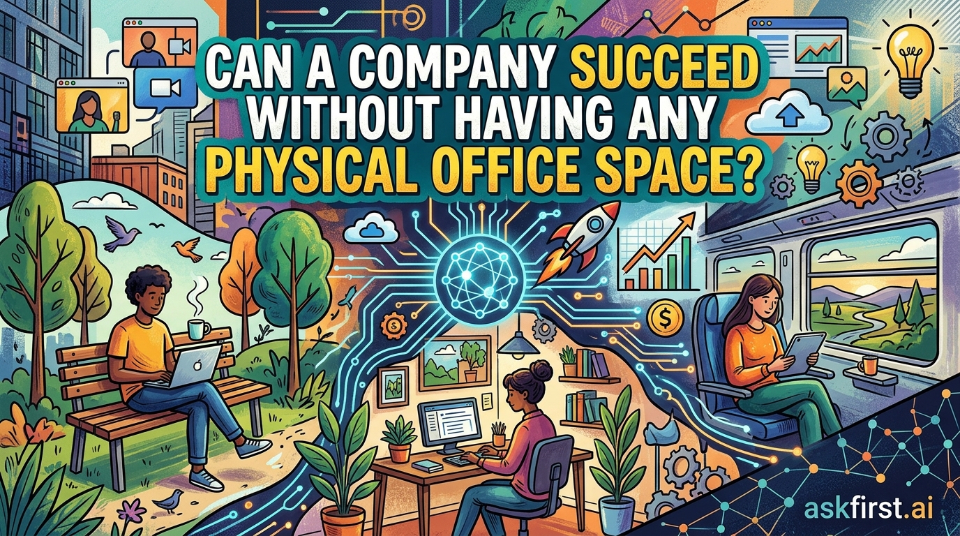 Can a company succeed without having any physical office space? Can a company succeed without having any physical office space?