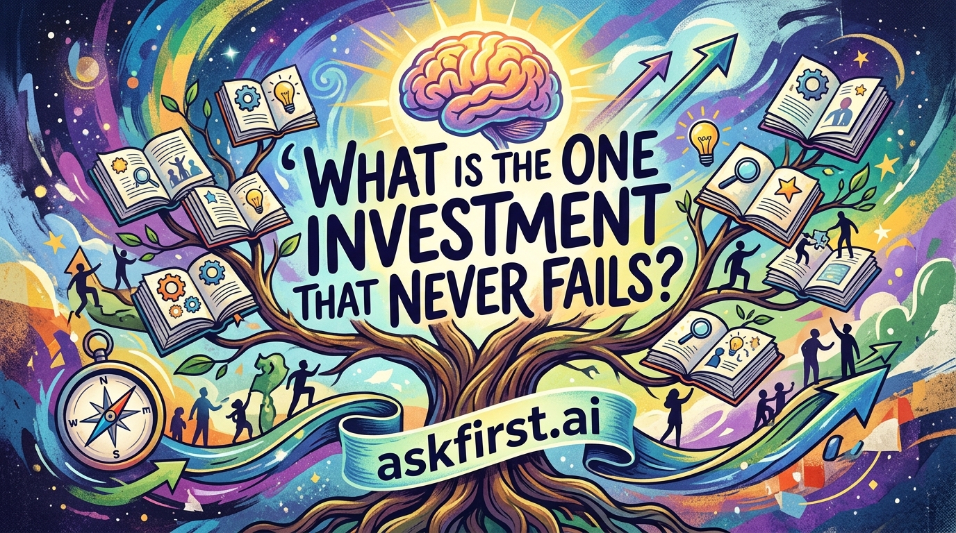 What is the one investment that never fails? What is the one investment that never fails?