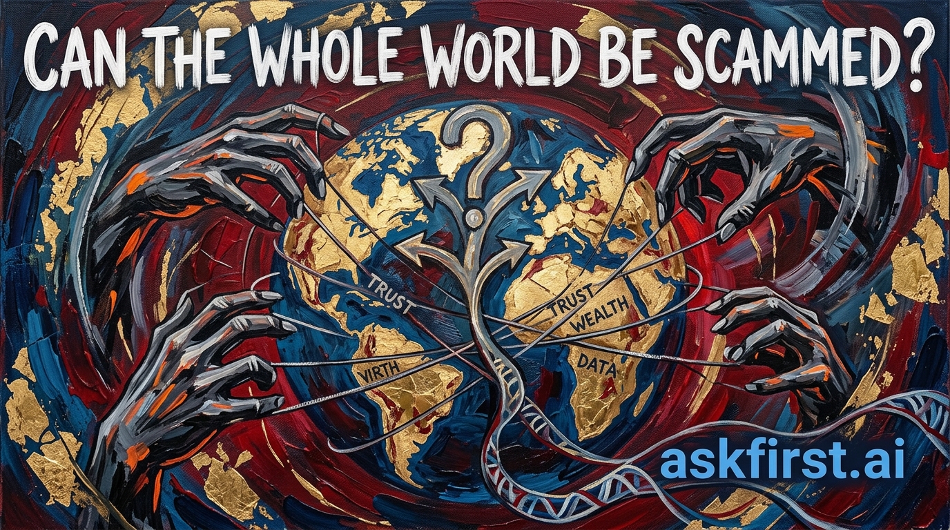 Can the whole world be scammed? Can the whole world be scammed?
