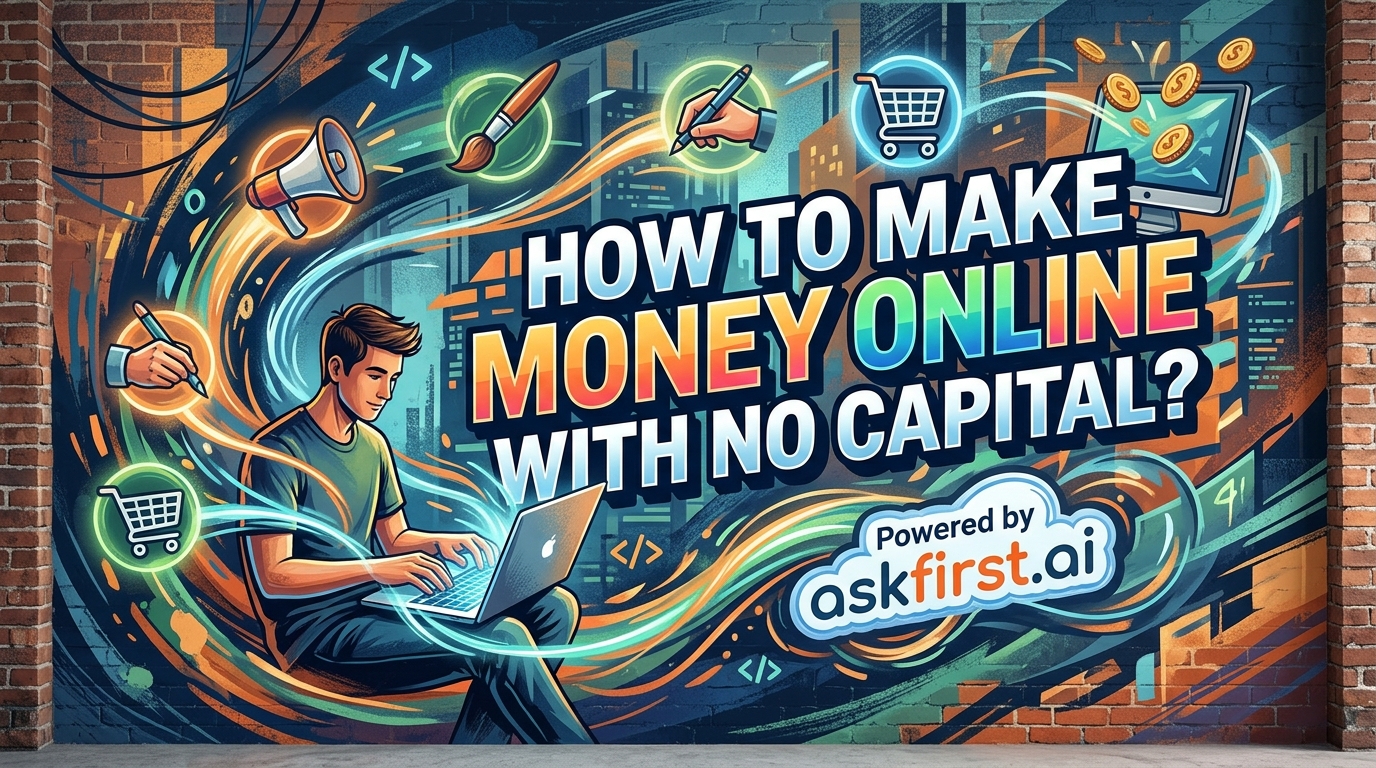 How to make money online with no capital? How to make money online with no capital?