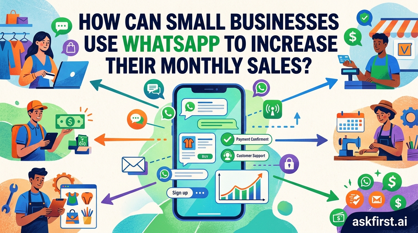 How can small businesses use WhatsApp to increase their monthly sales? How can small businesses use WhatsApp to increase their monthly sales?