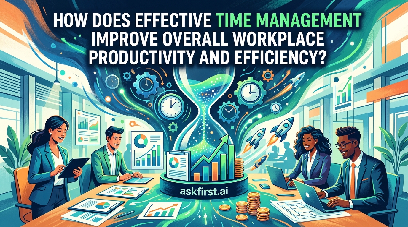 How does effective time management improve overall workplace productivity and efficiency? How does effective time management improve overall workplace productivity and efficiency?