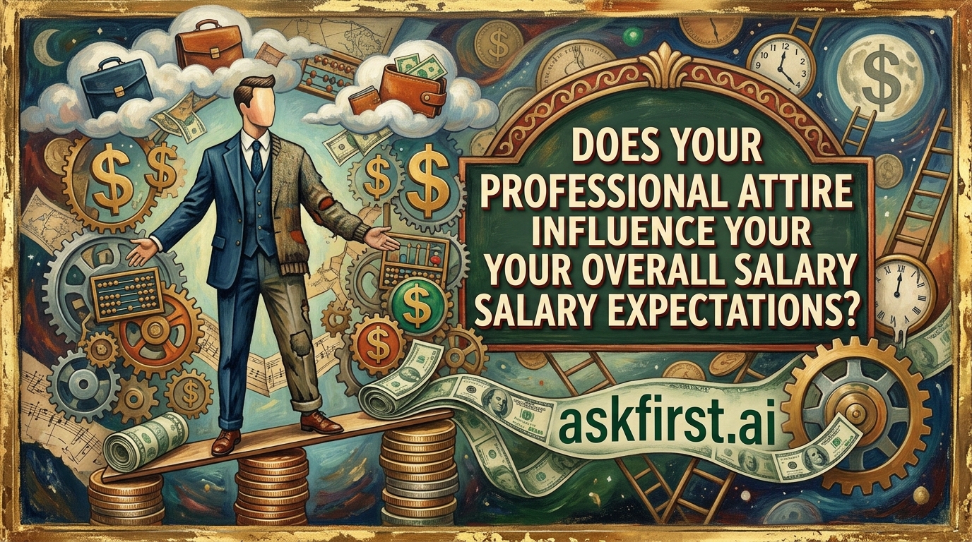 Does your professional attire influence your overall salary expectations? Does your professional attire influence your overall salary expectations?