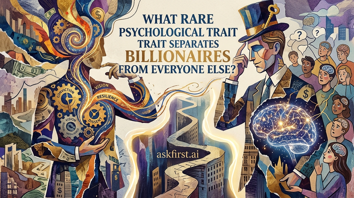 What rare psychological trait separates billionaires from everyone else? What rare psychological trait separates billionaires from everyone else?