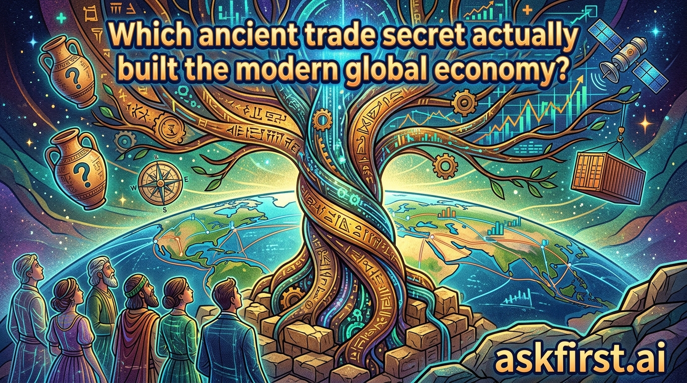 Which ancient trade secret actually built the modern global economy? Which ancient trade secret actually built the modern global economy?