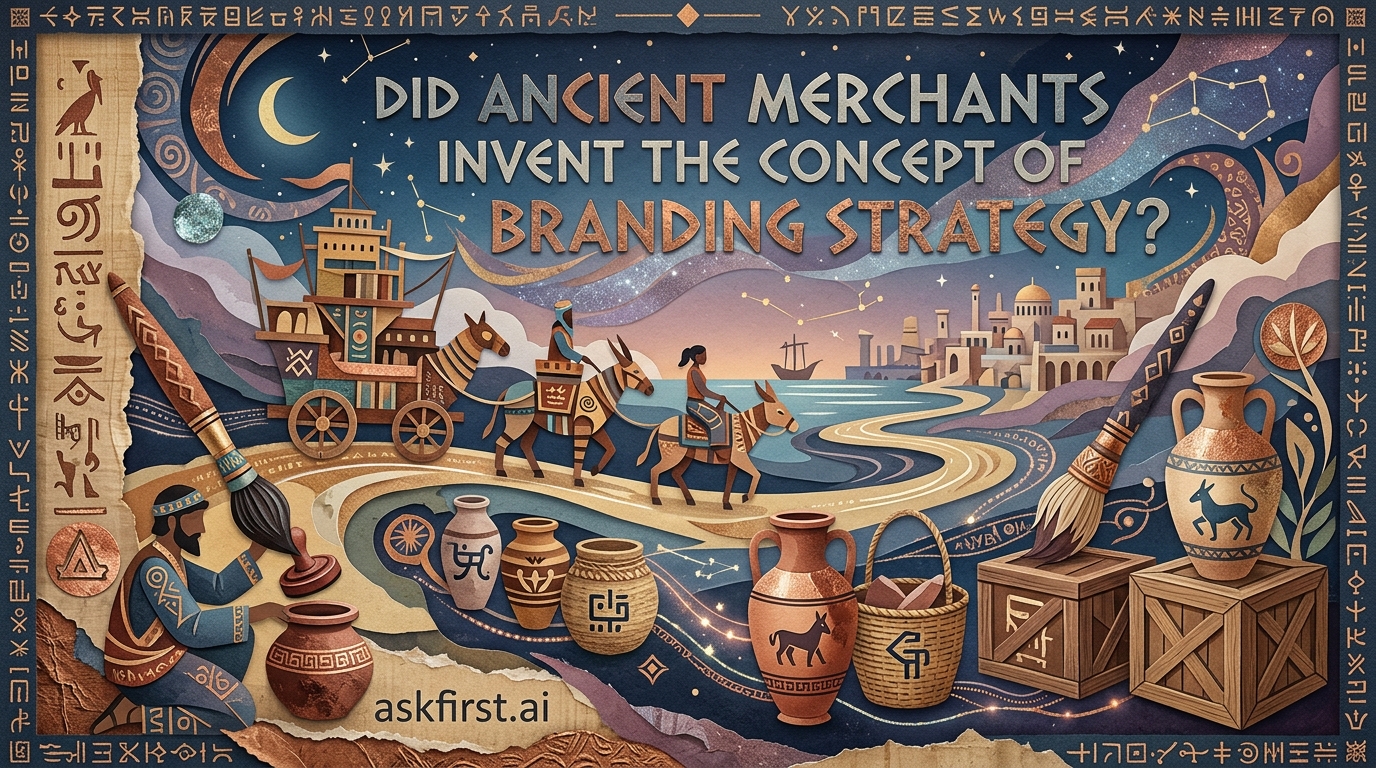 Did ancient merchants invent the concept of branding strategy? Did ancient merchants invent the concept of branding strategy?