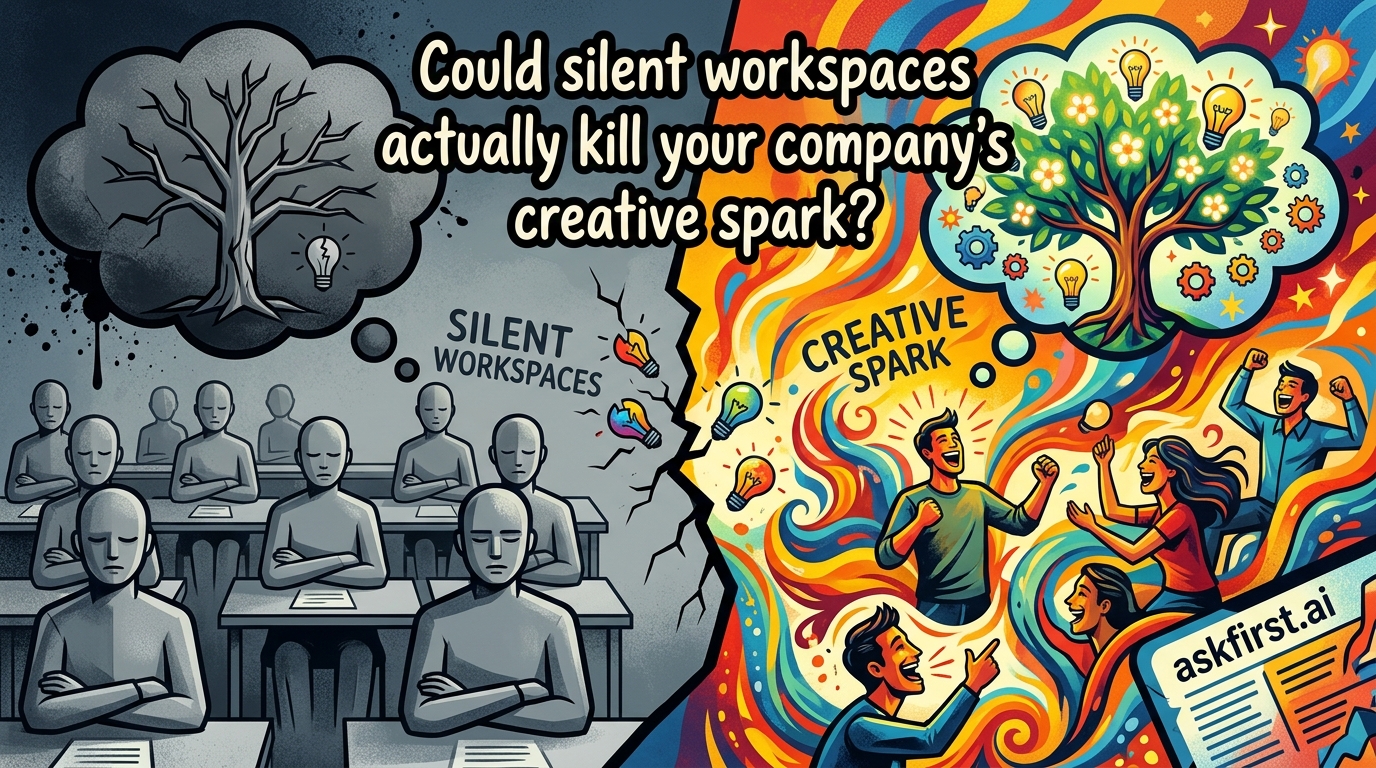 Could silent workspaces actually kill your company's creative spark? Could silent workspaces actually kill your company's creative spark?