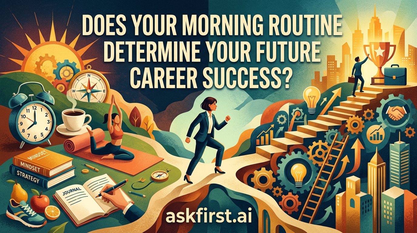 Does your morning routine determine your future career success? Does your morning routine determine your future career success?