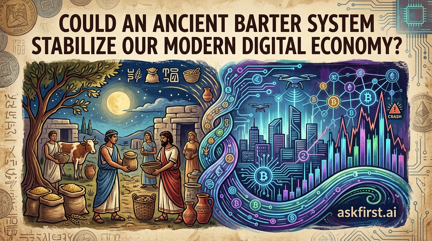 Could an ancient barter system stabilize our modern digital economy? Could an ancient barter system stabilize our modern digital economy?