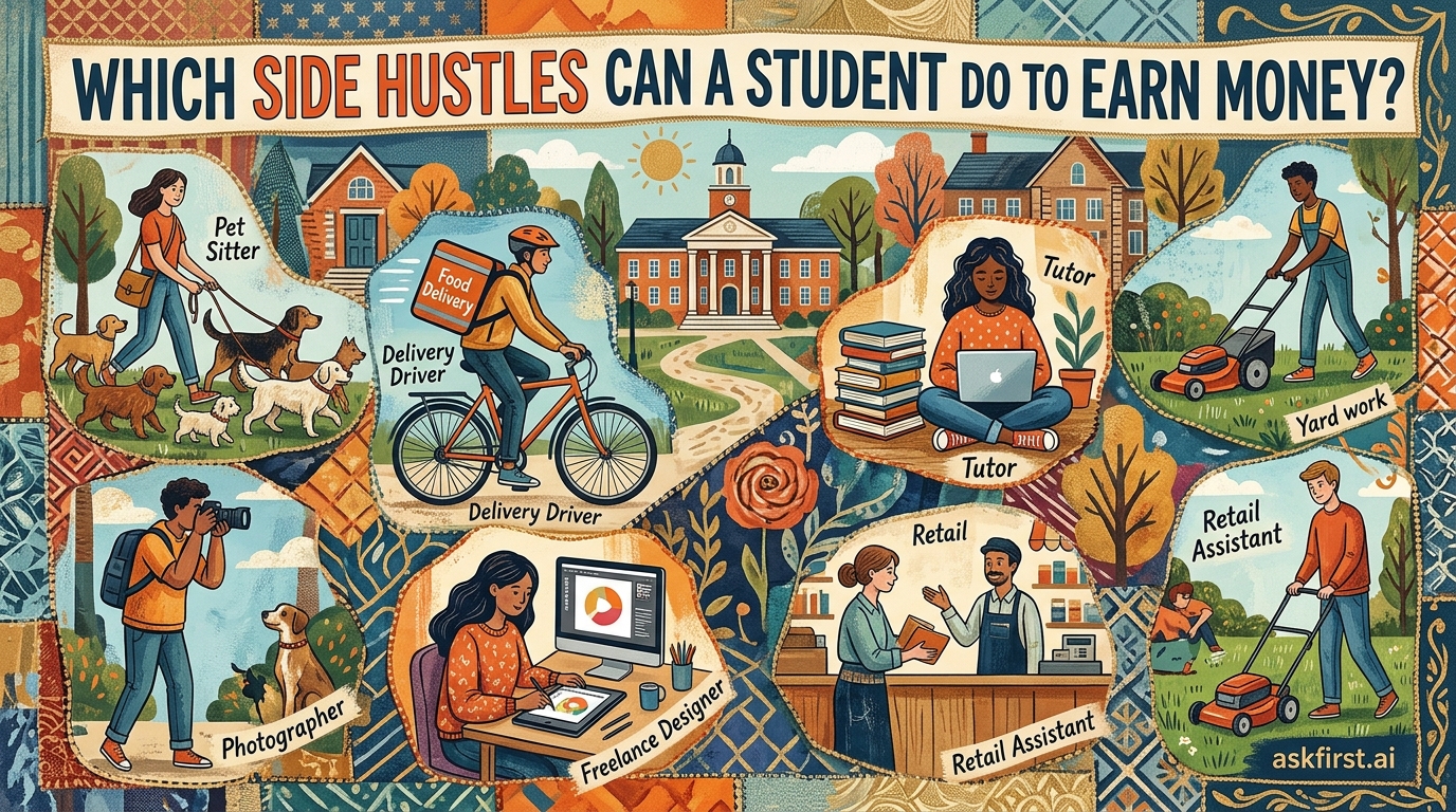 Which side hustles can a student do to earn money? Which side hustles can a student do to earn money?