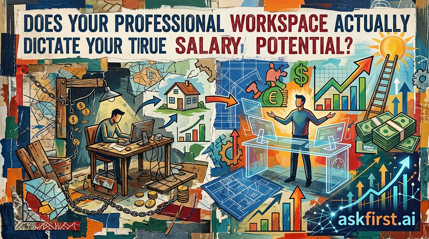 Does your professional workspace actually dictate your true salary potential? Does your professional workspace actually dictate your true salary potential?