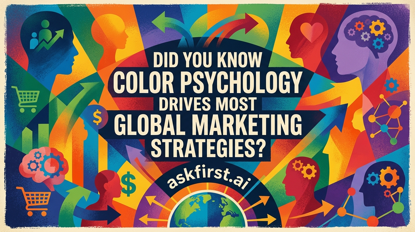 Did you know color psychology drives most global marketing strategies? Did you know color psychology drives most global marketing strategies?