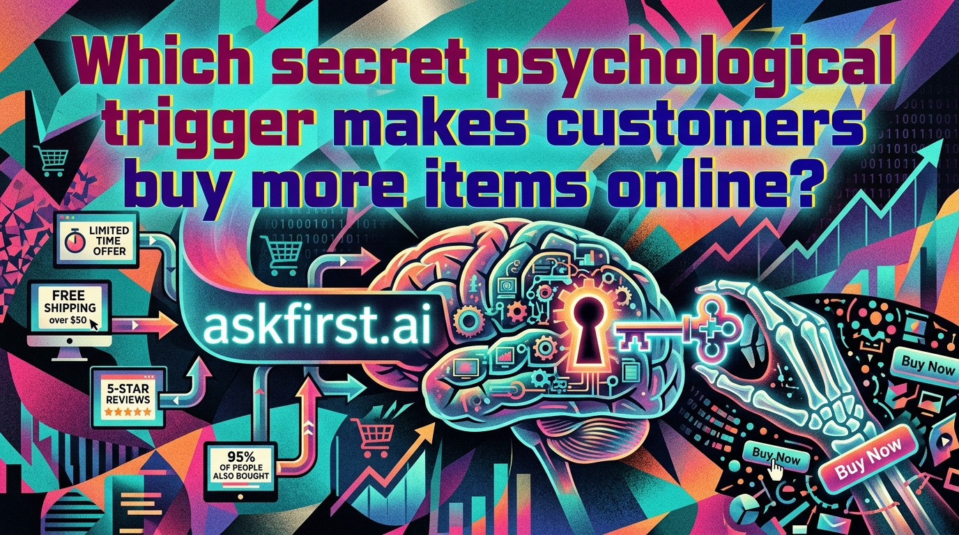 Which secret psychological trigger makes customers buy more items online? Which secret psychological trigger makes customers buy more items online?