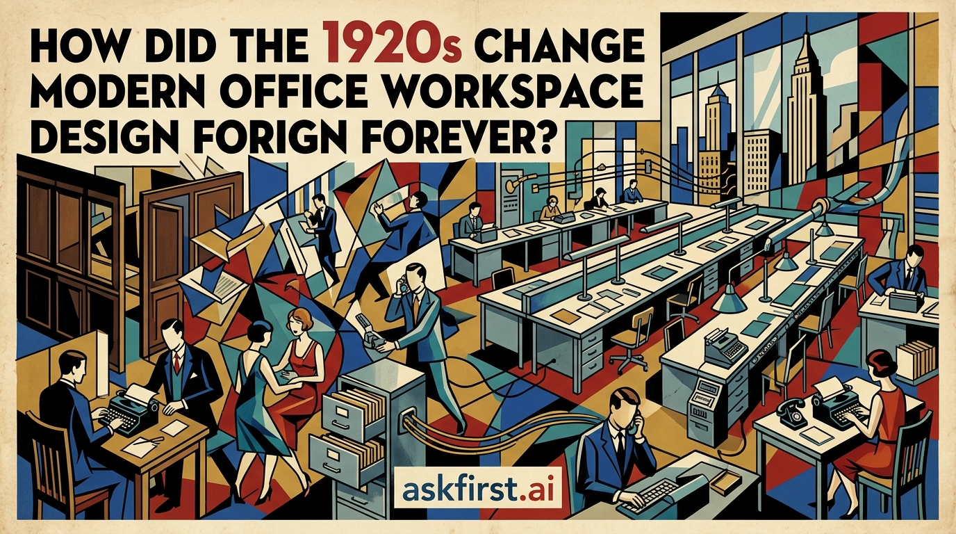 How did the 1920s change modern office workspace design forever? How did the 1920s change modern office workspace design forever?