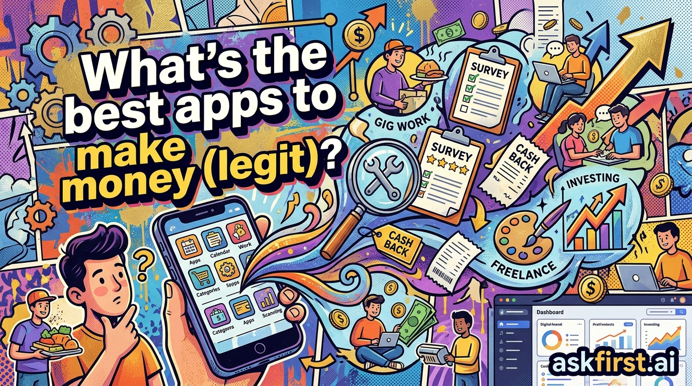 What's the best apps to make money (legit)? What's the best apps to make money (legit)?