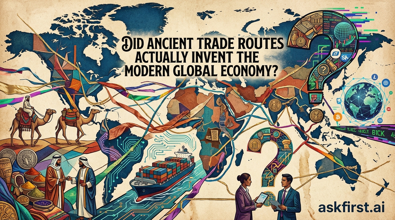 Did ancient trade routes actually invent the modern global economy? Did ancient trade routes actually invent the modern global economy?
