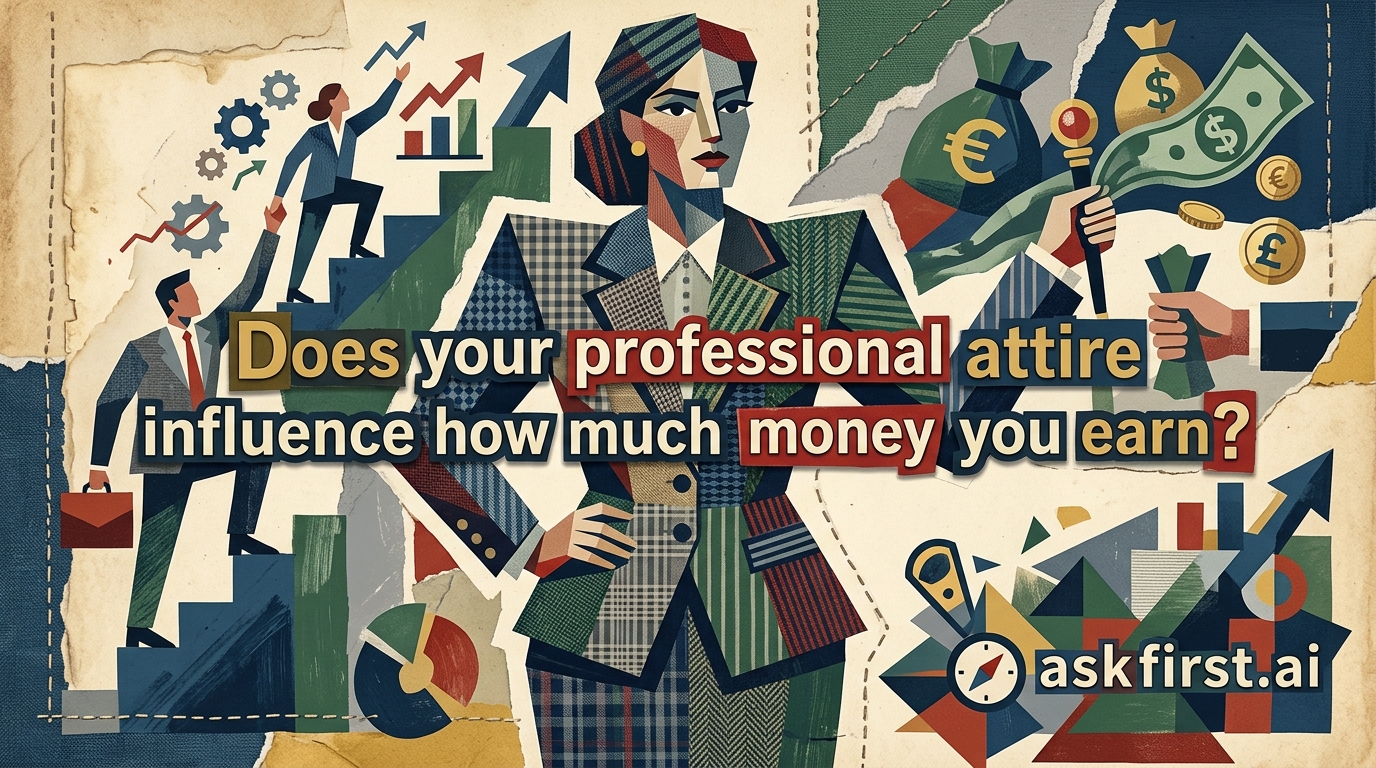 Does your professional attire influence how much money you earn? Does your professional attire influence how much money you earn?