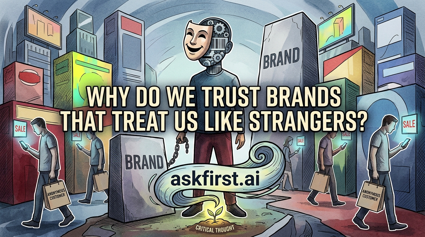 Why do we trust brands that treat us like strangers? Why do we trust brands that treat us like strangers?